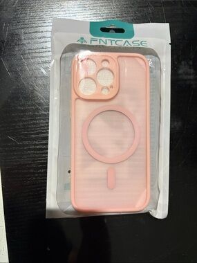 Pink MagSafe-Compatible Soft-Touch Phone Case
